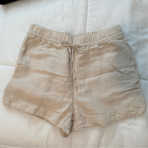 H&M linen blend shorts, SMALL - Picture 5 of 6